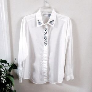 Cabin Creek Cream Long Sleeve Shirt